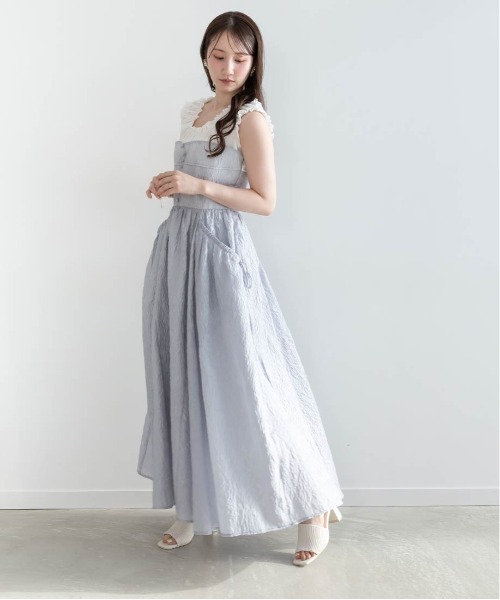 【SILVER】【SUSTAINABLE】アシンメトリーニットミュールサンダル ランダ RANDA 【SUSTAINABLE】アシンメトリーニットミュールサンダル