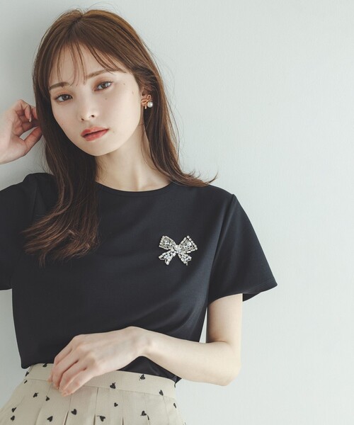 tシャツ BOW BIJOUX Tシャツ レディース
