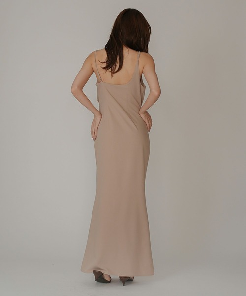 KINO THE KEI ワンピース アシンメトリー ドレープ キャミ ワンピース