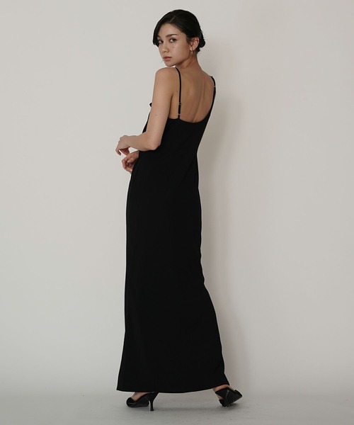 KINO THE KEI ワンピース アシンメトリー ドレープ キャミ ワンピース