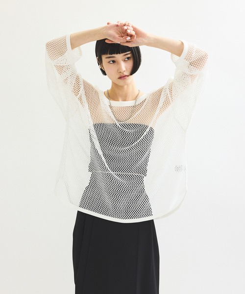 メッシュロンt（レディースTシャツ、カットソー）｜トップス