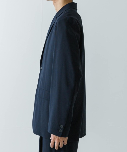 コート ジャケット ATON　HIGH TWIST WOOL JACKET メンズの画像