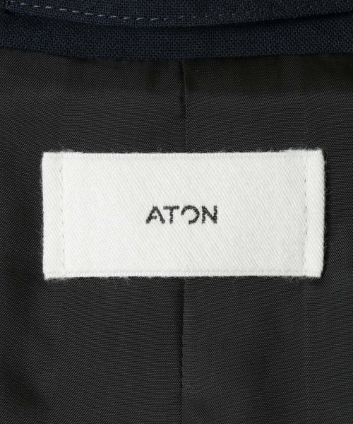 コート ジャケット ATON　HIGH TWIST WOOL JACKET メンズの画像