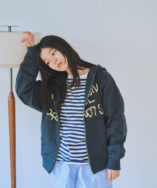 common gull products. tシャツ 青虫ボーダーT レディース