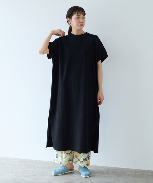 yuni コットンレース刺繍Tシャツ yuni tシャツ コットンレース刺繍Tシャツ レディース : ZOZOTOWN