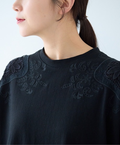 yuni ワンピース コットンレース刺繍ワンピース : ZOZOTOWN