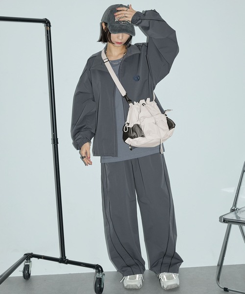 Ch!iii 2WAYメッシュドロスト レザーショルダーバッグ 巾着バック 新品✨ch!iii メッシュドロスト レザーショルダーバッグ 巾着