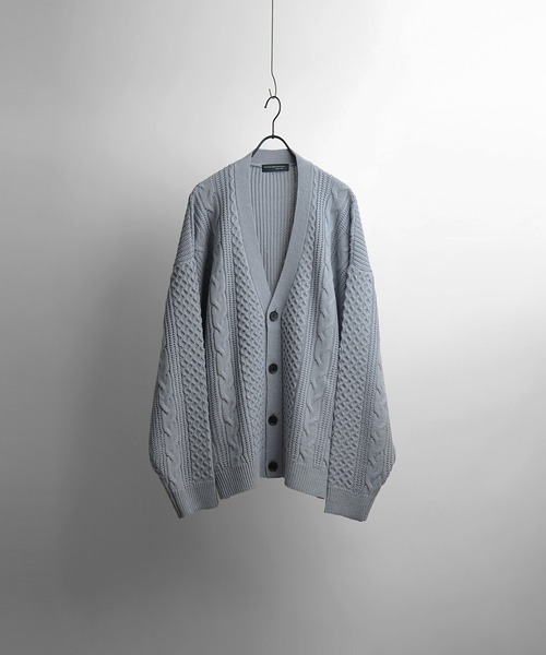 「Confirm」 ニットカーディガン M グリーン メンズ_画像7