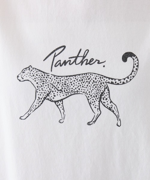 pual ce cin tシャツ アニマルプリントパンサーTシャツ レディース