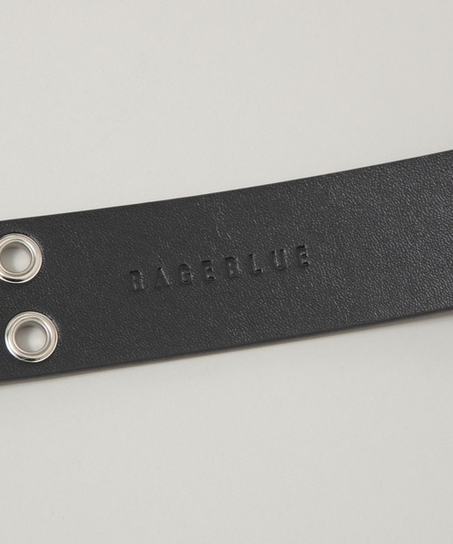 RAGEBLUE（レイジブルー） ベルト ダブルピンハトメベルト メンズ