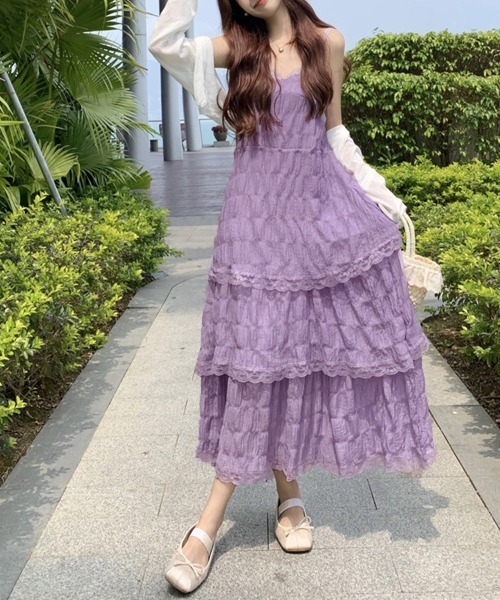 miniministore（ミニミニストア） ワンピース ティアードキャミ