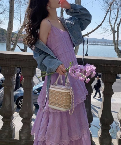 miniministore（ミニミニストア） ワンピース ティアードキャミ