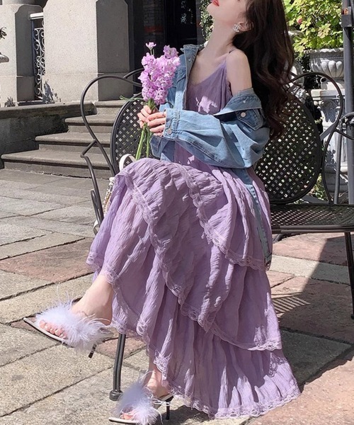 miniministore（ミニミニストア） ワンピース ティアードキャミ