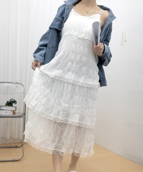 miniministore（ミニミニストア） ワンピース ティアードキャミ