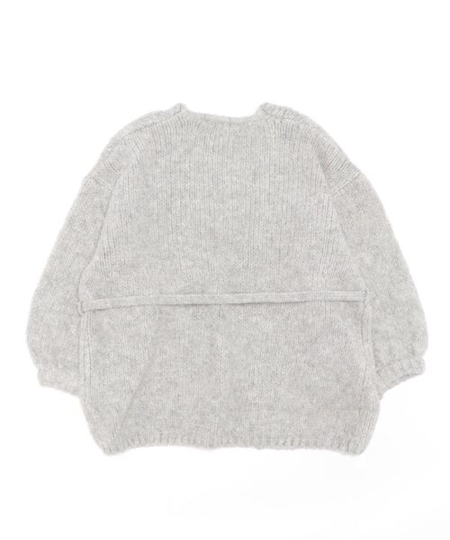 「flower」 ニットカーディガン FREE グレー レディース_画像2