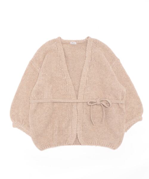 「flower」 ニットカーディガン FREE グレー レディース_画像5