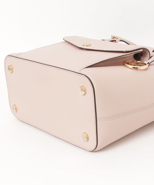 30日までの出品Michael Kors ピンク系 ハンドバッグ 公式アウトレット】REED センタージップ ベルテッド サッチェル