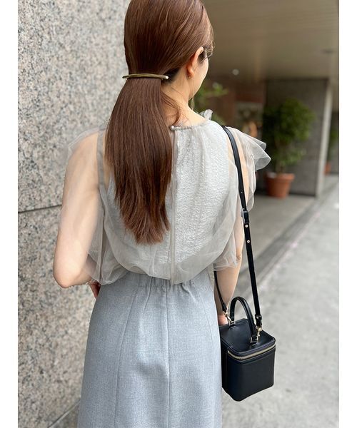 【新品】snidel♡シアードッキングワンピース シアードッキングミニワンピース(ミニワンピース)｜ワンピース