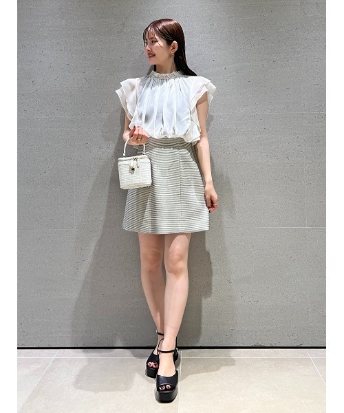 SNIDEL ワンピース シアードッキングミニワンピース : ZOZOTOWN