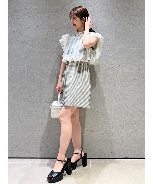 SNIDEL ワンピース シアードッキングミニワンピース : ZOZOTOWN