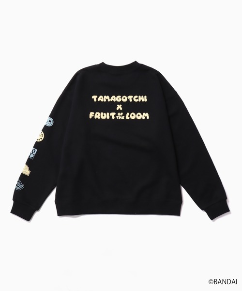 FRUIT OF THE LOOM トレーナー スウェット たまごっち×FRUIT 袖