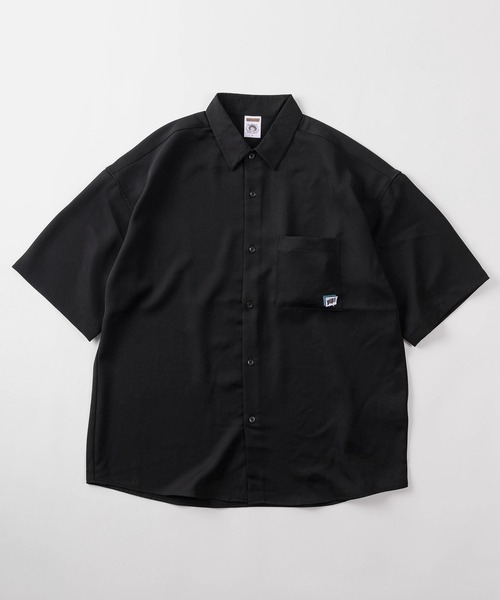 シャツ 半袖 「70」GRANMA/グランマ ナチュラルストレッチ バック