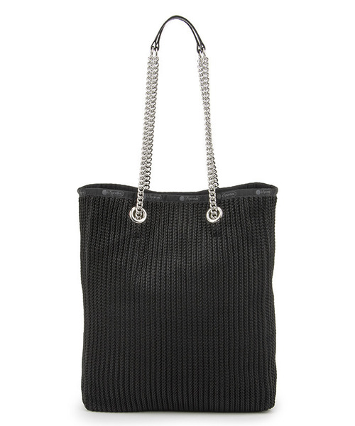 レスポートサック チェーントートバッグ ブラッククロシェ LeSportsac（レスポートサック） トートバッグ CHAIN CROCHET N/S TOTE