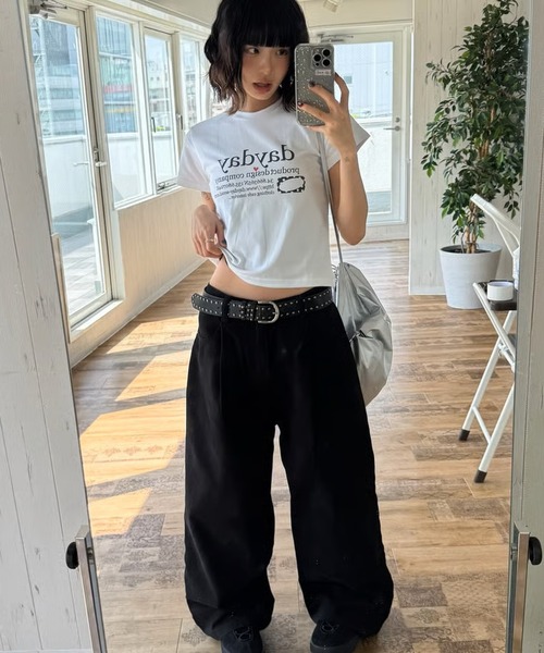 tシャツ ドットカテゴリークロップドＴシャツ レディース
