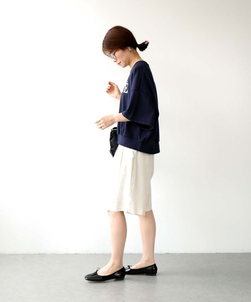 Jines（ジネス） ハーフパンツ パンツ 短パン リネンクロスハーフ