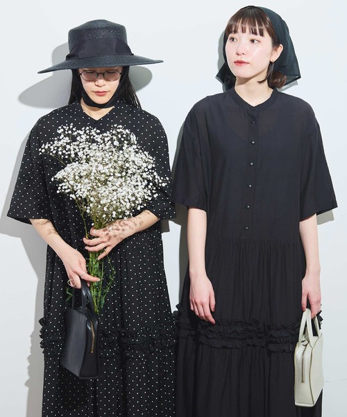 fig London ワンピース CottonCupra lawn dress : ZOZOTOWN