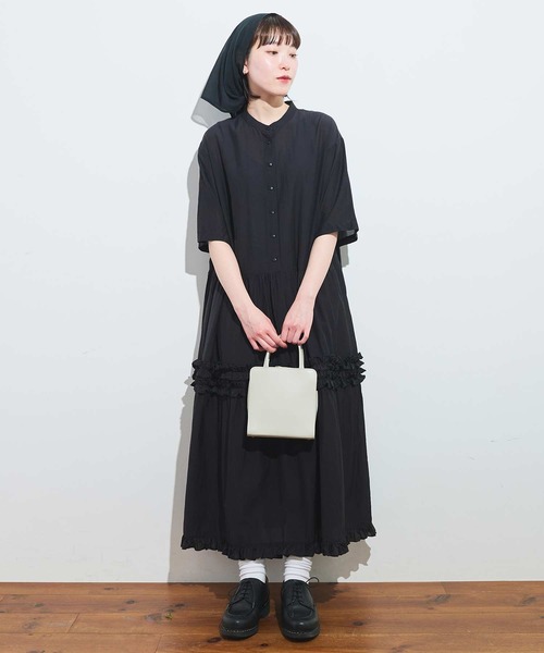 fig London ワンピース CottonCupra lawn dress : ZOZOTOWN