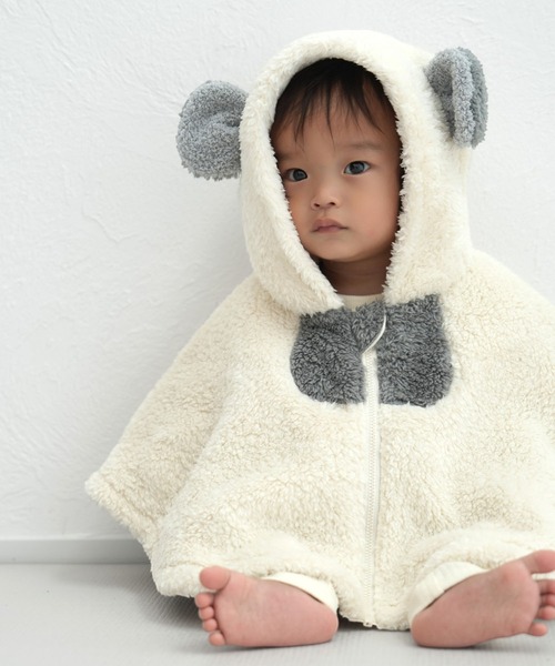 Si・Shu・Non（シ・シュ・ノン） ポンチョ ドウブツケープ キッズ 子供
