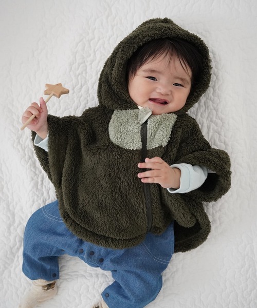 Si・Shu・Non（シ・シュ・ノン） ポンチョ ドウブツケープ キッズ 子供