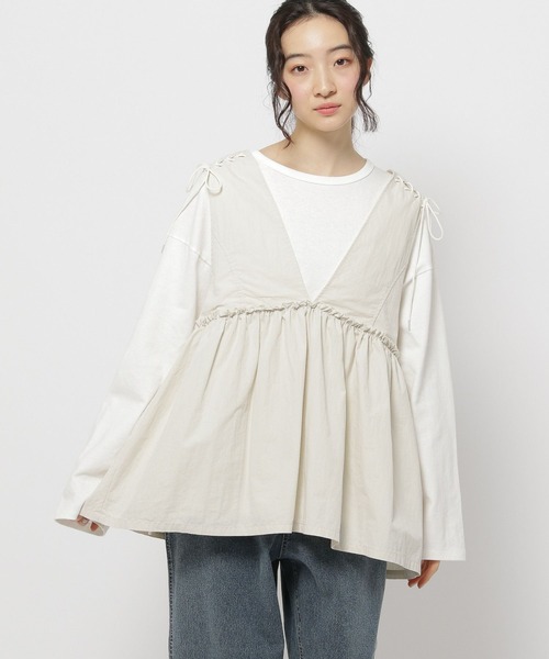 niko and…2WAYガーリーベスト　アイボリー niko and ｜2WAYガーリーベスト | Rakuten Fashion(楽天
