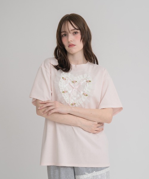 トップス Eaphi TULLE LACE SHIRT TULLE LACE SHIRT