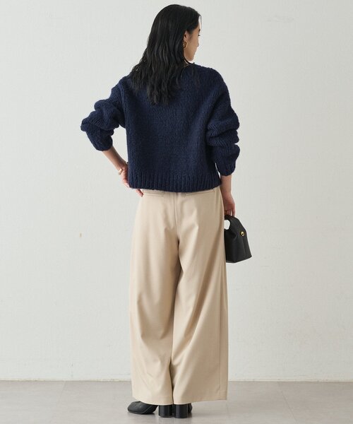 20周年限定】イタリアヤーン手編みニットカーデ | LOUNGEDRESS