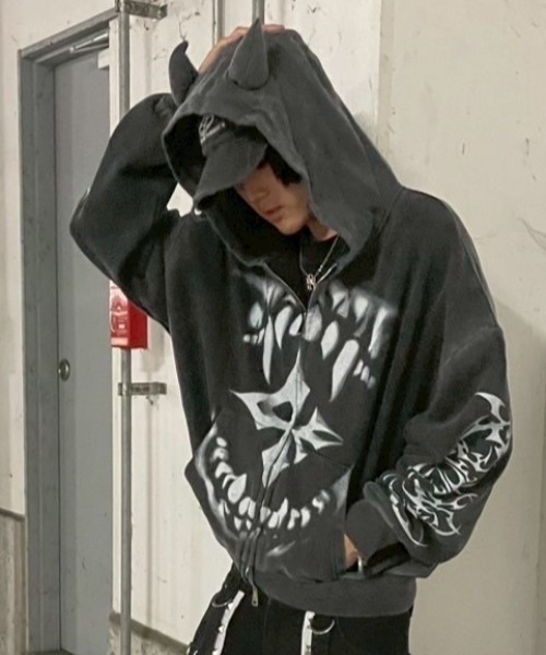 【JSB】LOVEパーカー ブラック 黒 スマイル ユニセックス M LOVE KILLER（ラブキラー） パーカー A'GEM/9 × .kom 「LOVE KILLER