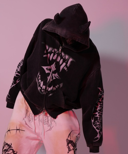 LOVE KILLER（ラブキラー） パーカー A'GEM/9 × .kom 「LOVE KILLER