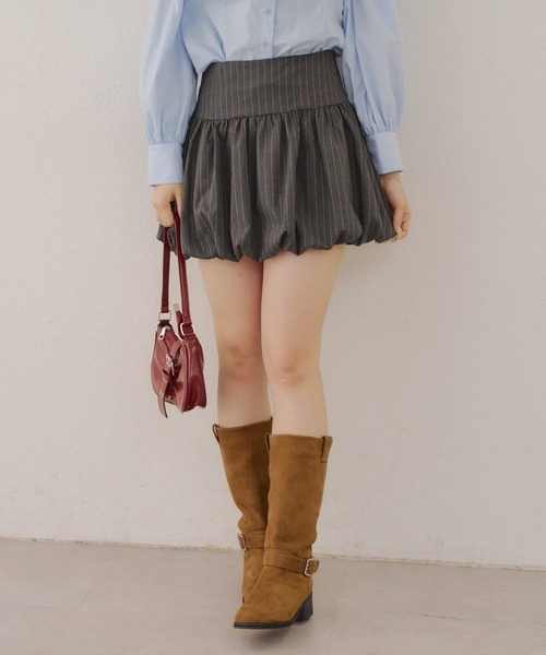 ANOTHER BRANCH OLIVE des OLIVE スカート バルーンミニスカート