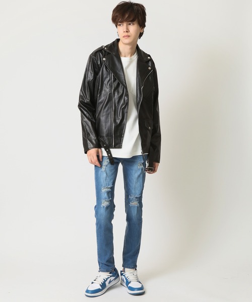 「ARCADE」 「SNZOR」ブルゾン L ブラック メンズ_画像4