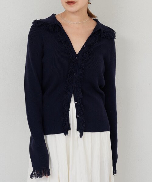 SHENERY（シーナリー） カーディガン フリンジカーディガン レディース