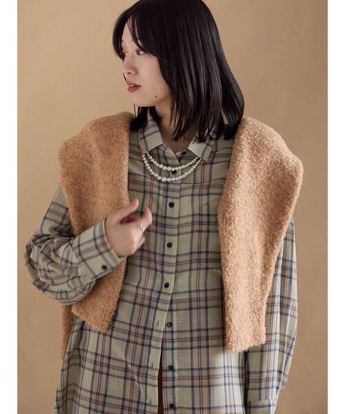 sm2rhythm（サマンサモスモスリズム） ブラウス シャツ シアーチェック