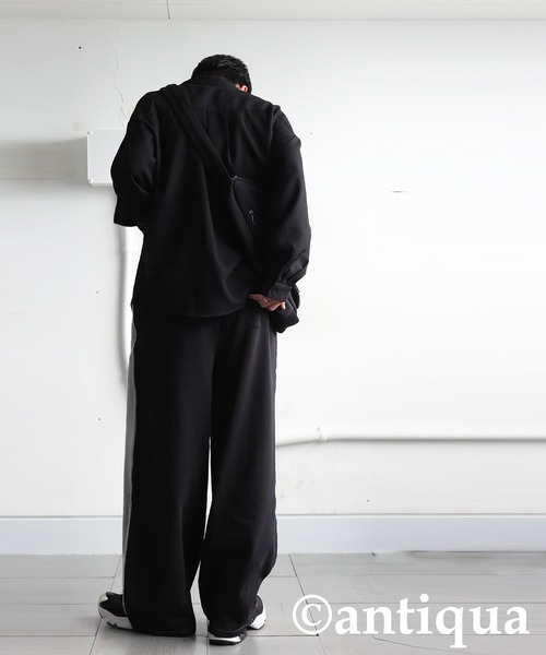 antiqua（アンティカ） ワイドパンツ スウェットパンツ ジャージ バイ