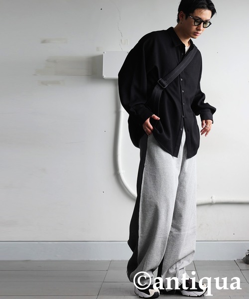 antiqua（アンティカ） ワイドパンツ スウェットパンツ ジャージ バイ