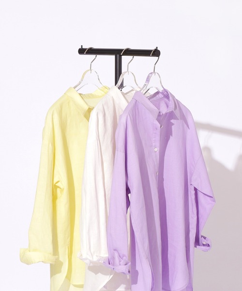 「N.（N. Natural Beauty Basic）」 長袖シャツ MEDIUM オフホワイト レディース