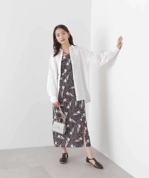 「N.（N. Natural Beauty Basic）」 長袖シャツ MEDIUM オフホワイト レディース