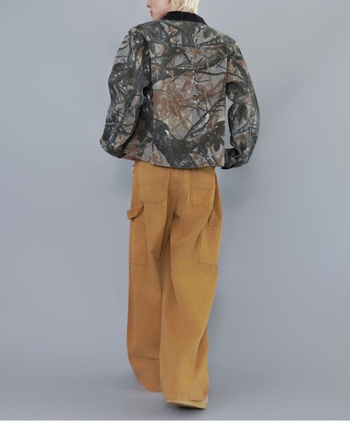 SPINNS（スピンズ） パンツ ダックバギーパンツ/ダブルニー/ワイド