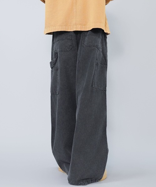 SPINNS（スピンズ） パンツ ダックバギーパンツ/ダブルニー/ワイド