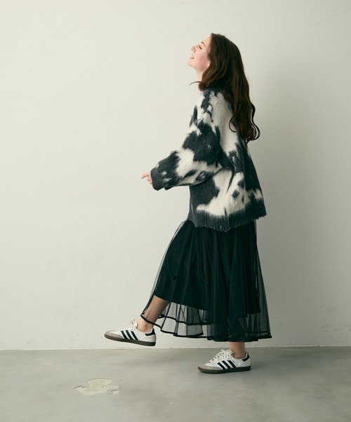 Lunea スカート リボンチュールロングスカート : ZOZOTOWN Yahoo!店