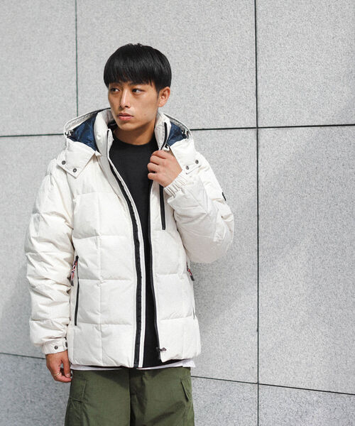 BEAMS HEART（ビームス ハート） ダウンジャケット X-LARGE ネイビー